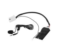 Hihaha Kit Cavo Radio Stereo con Microfono Vivavoce per Audi A3 2008-2010 per Audi A4/S4 2007-2009 Adattatore Bluetooth AUX Cavo Musicale Conveniente 19.5cm 1 Set Nero