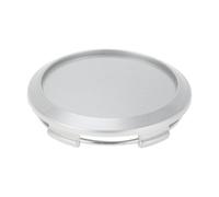 Hihaha Tappo Mozzo Centrale Ruota Auto Universale/Coprimozzo Interno Coprimozzo per la Maggior Parte delle Auto/Plastica a Scatto 64mm 2.52" OD / 1 Pz Tono Argento