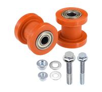 Hihaha Tendicatena A Rulli Per Moto, Set Da 2 Pezzi | Per Moto, Per Go-Kart, Per ATV 125-160cc, Per XR125, Per SSRC, Per RF50, Per Pit Bike, Materiale Plastica E Metallo