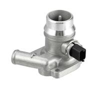 Hihaha Termostato Alloggiamento Assemblaggio per Refrigerante Motore No.55579010 per Chevrolet Trax 2013-2019 / Termostato Pompa Acqua Interna/Alluminio Resistente/Tono Argento