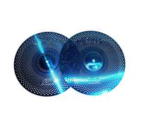 HiHat Piatti Piatto Hi Hat Da 14 Pollici Con Silenziamento A Basso Volume Per Batteristi Che Praticano Al Coperto Con Una Qualità Del Suono Chiara(Blue Color)