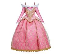 HIHCBF Costumi di Carnevale Vestito da Principessa Aurora Ragazze Dormire il costume di bellezza per Compleanno Natale Festa Halloween Cosplay Cerimonia 11-12 anni