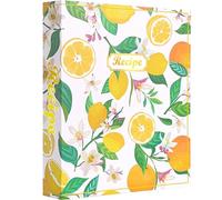 Hihealer Raccoglitore per ricette, regalo per la festa della mamma, kit A4 a 3 anelli per scrivere le tue ricette con pagine di ricetta* 115, biglietti di ricetta* 60, regali unici di Natale per donne