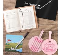 Hihealer Regali da golf per uomini e donne, idee uniche per golfisti 2026, cartellino segnapunti da golf, etichetta per borsa da golf con 5 tee da golf, penna a sfera da golf, biglietto di auguri