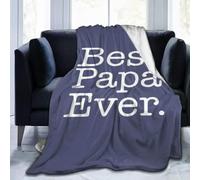 HiHELLOH Coperta in flanella per papà, regalo per figlia, figlio, per la festa del papà, compleanno, grande coperta in pile per mio papà, regalo significativo per padri, 152 x 203 cm