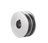 HIHSYEWYB Puleggia a cinghia trapezoidale piatta 2A a doppia scanalatura, diametro esterno 60-250(70-19-6mm)