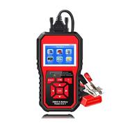 HIHUPTRW KW870 Tester for Batteria Auto e Moto 6V 12V Strumento diagnostico OBD2 for Auto Scanner 2 in 1 Funzione di avviamento e Ricarica Strumenti di scansione per Test batterie