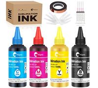 Hiipoo Bottiglie di inchiostro a sublimazione con ricarica a nastro termico per stampanti a getto d'inchiostro ET2400, XP4105, XP4100, ET2720, ET2760, ET2750, ET4800, ET-2800, ET-2803, ET-2850, stampa