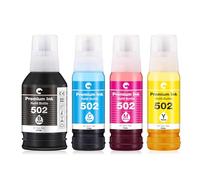 Hiipoo Bottiglie di ricarica compatibili 502 (non per sublimazione) per ET-2750 ET2720 ET-2803 ET-2800 ET-3750 ET-4750 ET-3760 ET-4760 ET-2850 ET-4800 ET-3700 ET-1500 00 Stampante