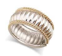 HIIXHC Bracciale rigido da donna, in oro lucido, con sacchetto regalo, 7 inches, Metallo, Nessuna pietra preziosa