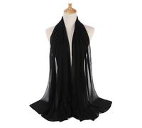 Hijab - Sciarpa leggera da donna, in mussola Hijab per musulmana, da donna, sciarpe islamiche moderne in mussola per donne