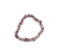 Hijet Braccialetto con lepidolite Chips Chakra Stretch Balancing per medicinali curativi per l'energia Vastu Harmony, 7"8 Long, Gemma