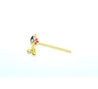 Hijet Laddu Gopal Mini Pavone Flutes/Piccolo 2,5 Pollici Dimensione Bal Gopal Bansuri, Flauto Krishna, Accessori Dio, Krishna bansuri