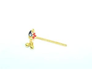 Hijet Laddu Gopal Mini Pavone Flutes/Piccolo 2,5 Pollici Dimensione Bal Gopal Bansuri, Flauto Krishna, Accessori Dio, Krishna bansuri