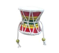Hijet Strumenti musicali indiani classici fatti a mano in legno damaru meditazione Kirtan shiv damroo percussioni (piccolo)