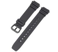 Hijiawee Cinturino di ricambio in resina da uomo per Casio AE-1000W AE-1200 AE-1300 AEQ-110W AQ-S800W/S810W MRW-200H SGW-400H/500H F-108WH W-215H W-218H W-735H (nero-C)