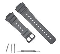 Hijiawee Cinturino di ricambio per orologio Casio G-Shock GA-110/120/300/700 GD-100/120/350 DW-5600/5900/6900 GW-M5610, cinturino in silicone per orologio Gshock (grigio)