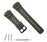 Hijiawee Cinturino di ricambio per orologio Casio G-Shock GA-110/120/300/700 GD-100/120/350 DW-5600/5900/6900 GW-M5610, cinturino in silicone per Gshock (verde)