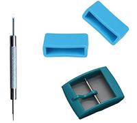 Hijiawee Fibbia di ricambio in plastica e anelli in silicone per Swatch, supporto per cinturino e chiusura per cinturino per orologio Swatch