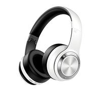 HIJIN Cuffie Bluetooth Over Ear, Cuffie Bluetooth Auricolare Pieghevole Stereo Stereo Gaming Auricolari con Mic Rumore Annullamento,A