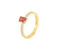 HIJONES Anello da Donna in Acciaio Inox Eterno Oro Rosso Misura 14