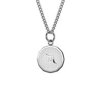 HIJONES Collana Costellazione Rotonda da Uomo in Acciaio Inossidabile Catena con Ciondolo Segno Zodiacale Scorpione