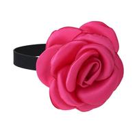 HIJONES Collar Choker a Rosa Grande per Donna Eleganza Vintage Gioiello Delicato per il Collo Rosa