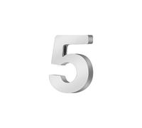 HIJONES Donna DIY Singolo Angelo Numero Collana 5 Numeri Ciondolo con Catena Gioielli Numerologia Argento