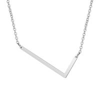 HIJONES Uomo Donne Acciaio Inox Hip Hop Iniziale 26 Lettera A alla Z Ciondolo Collane Grande Alfabeto Personalizzato Fascino Catena Collana Plata L