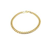 HIJONES Uomo Donne Acciaio Inox Treccia Treccia Biker Catena di Accatastamento Collana Affascinante Bracciali Fibbia Lavorata A Maglia 5MM Oro 50CM