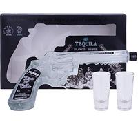 Hijos de Villa Tequila Blanco Silver 40% Vol. 0,2l in Giftbox with 2 Shotgläsern