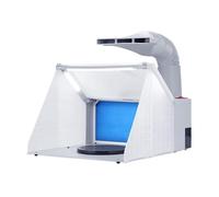 HIJYMNZPQ Cabina di Spruzzo for Aerografo Portatile con Luce A LED for Dipingere Torte, Unghie Artigianali, Magliette. for Professionale Bassa Rumorosità