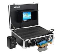 HIJYMNZPQ Macchina Fotografica Subacquea for La Pesca Fish Finder Schermo LCD da 7 Pollici Display HD Batteria Incorporata 4000 mAh for Nell'oceano del Mare Ghiacciato Immagine Chiara(IR 200M DVR)