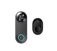 HIJYMNZPQ Videocitofono WiFi Wireless Door Bell Camera 1080P Bidirezionale Porta Smart Life Installazione in Un Attimo(Option 4 ADD 32G TF Card)