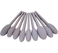 Hikaka Set di 9 Strumenti per Texture per Clay Art One Set, Kit di rulli per Modelli di modellazione dell'argilla, rulli a Mano Scozzesi per goffratura con Texture in Argilla per Artigianato