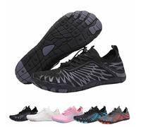Hike Footwear Barefoot for Women Men,Healthy & Non-Slip Barefoot Shoes,Wide Toe Box Walking Shoes & Hiking Boot,Breathable Fashion for Walking,Shoes Outdoor Athletic,Beach Shoesday. (Black, 38)
