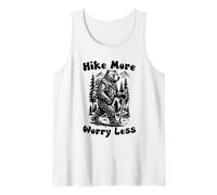 Hike More Worry Less Funny Cub Scouts BSA Hiking Bear Canotta