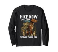 Hike Now Nap Later The Canine Training Plan Maglia a Manica