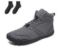 Hike Winter Barefoot Shoes Women Men, Non-Slip And Comfortable Winter Barefoot Shoes, for Outdoor, Trail, Snow (Gray,38)