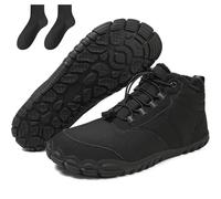 Hike Winter Barefoot Shoes Women Men, Non-Slip And Comfortable Winter Barefoot Shoes, for Outdoor, Trail, Snow (Black A,39)