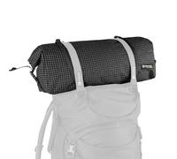 HIKEMAN Borsa per zaino, borsa tattica con sistema Molle, grande capacità, borsa a tracolla per attività all'aperto, viaggi, arrampicata, pesca, escursionismo, trekking, scarpe, bottiglia, Nero , L