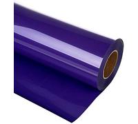 HIKENRI Vinile Termoadesivo per Tessuti 30.5 × 305 cm,Pellicola per Plotter in vinile a Trasferimento Termico,Facile da Tagliare e Eliminare,Vinile Permanente per T-Shirt Viola
