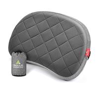 HIKENTURE Cuscino gonfiabile da campeggio con rivestimento rimovibile, da viaggio, leggero, ergonomico, per attività all'aperto
