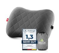 HIKENTURE Cuscino gonfiabile da campeggio, da viaggio, con federa rimovibile, comodo cuscino cervicale per viaggio/esterno, cuscino da viaggio, cuscino gonfiabile da viaggio, cuscino imbottito