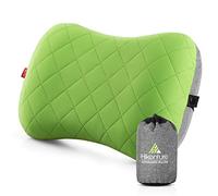 HIKENTURE Cuscino gonfiabile da campeggio, da viaggio, con federa rimovibile, comodo cuscino cervicale per viaggio/esterno, cuscino da viaggio, cuscino gonfiabile da viaggio, cuscino imbottito