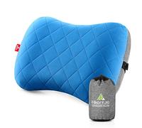 HIKENTURE Cuscino gonfiabile da campeggio, da viaggio, con federa rimovibile, comodo cuscino cervicale per viaggio/esterno, cuscino da viaggio, cuscino gonfiabile da viaggio, cuscino imbottito