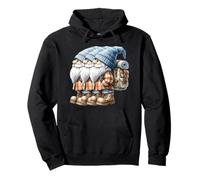 Hiker Gnomes with Hiking And Camping Backpack for Dad Life Felpa con Cappuccio