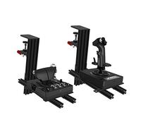 Hikig - Set di 2 supporti da scrivania per joystick per simulatori di volo, acceleratore e sistemi HOTAS, compatibile con Logitech X56, X52, X52 Pro, Thrustmaster T-Flight HOTAS, T.16000M, TCA