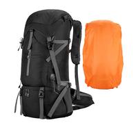 Hiking Backpack - 70L Foldable Camping Gear Rucksack, Spacious Lightweight Outdoor Bag with Adjustable Shoulder Straps, Breathable Back Support, Perfect for Travel, Trekking, Mountaineering, Backpack