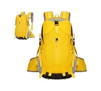 Hiking Backpack for Women - 30L Lightweight Waterproof Bag, Comfortable Ergonomic Design, Multi Pocket Outdoor Pack | for Travel Camping Fishing Hunting Cycling Walking, giallo, riferimento alla
